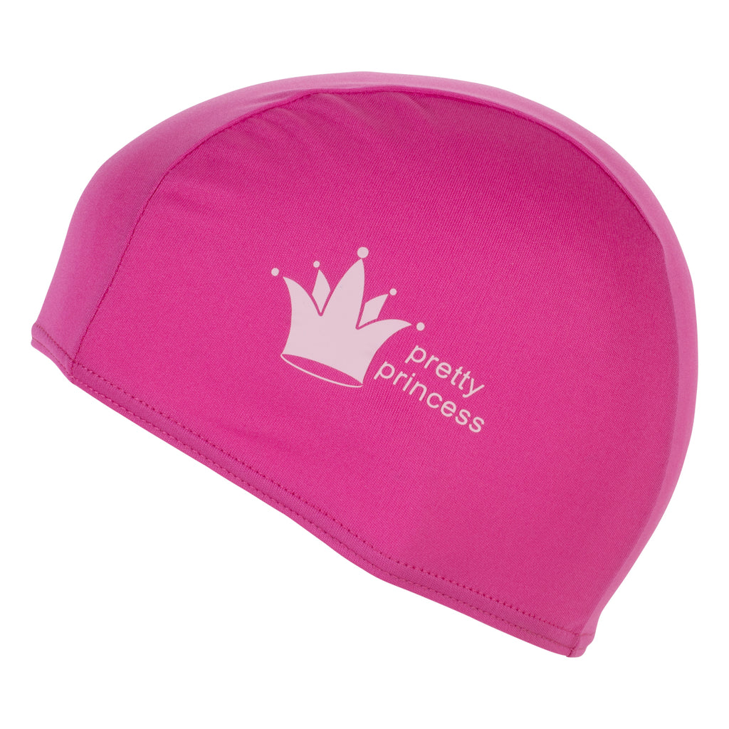 Girls Pink Fabric Cloth Swim Cap by Fashy Princess