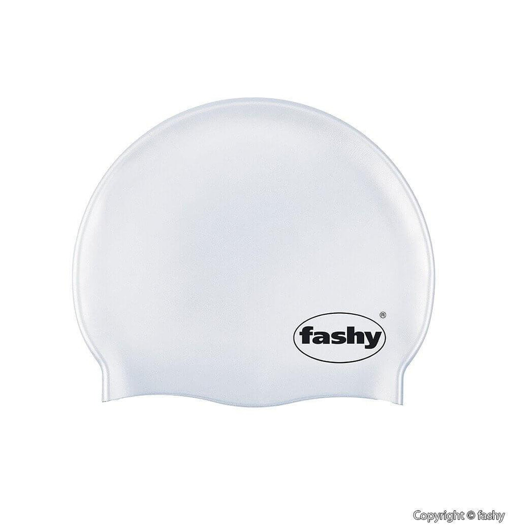 Silicone Swim Cap by Fashy White - Fine Saratoga Ltd