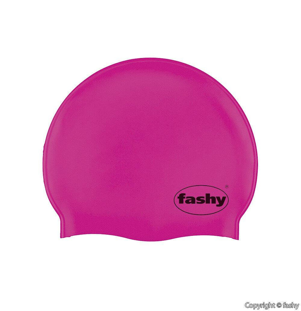 Bright Pink Swim Cap - Fine Saratoga Ltd