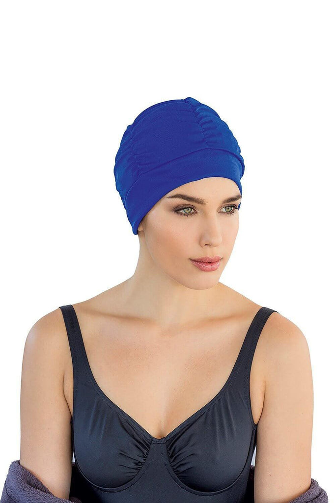 Fashy Swim Turban Easy To Wear 3403 Navy - Fine Saratoga Ltd