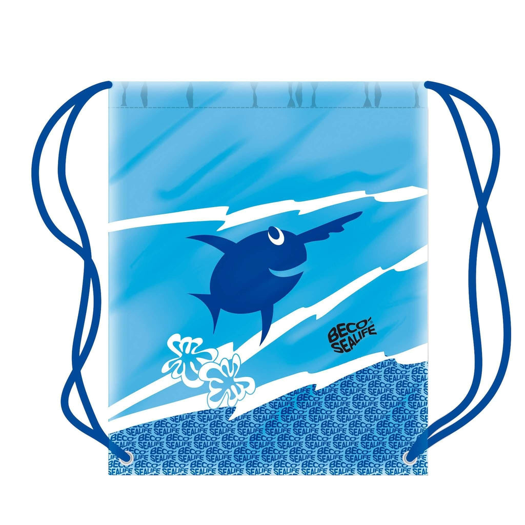 Childrens Drawstring Swimming Bag Blue - Fine Saratoga Ltd