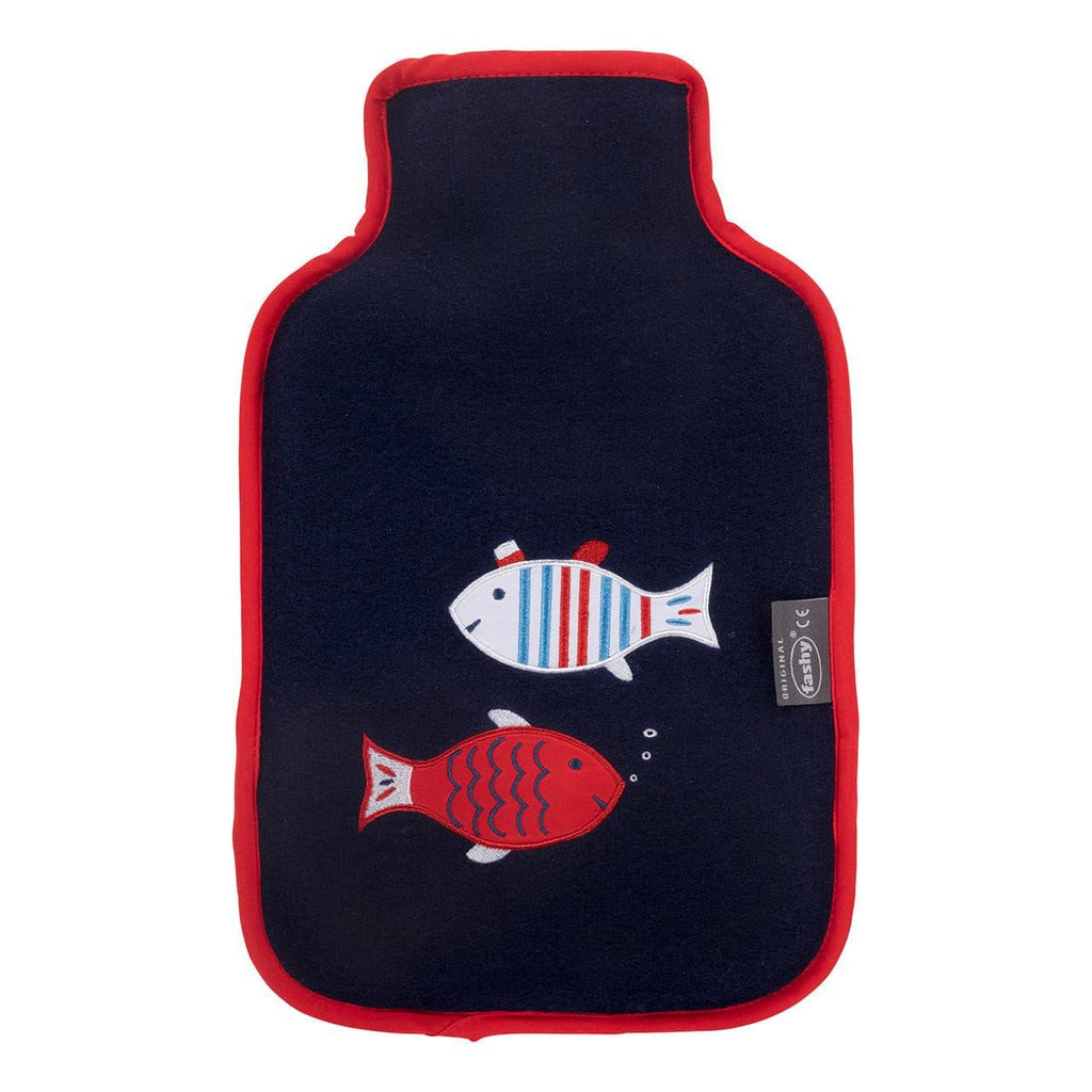 Fashy Hot Water Bottle With Fish Cover - Fine Saratoga Ltd