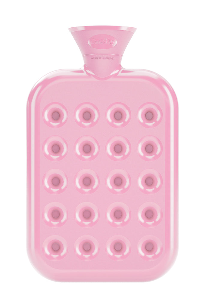 Fashy Padded Hot Water Bottle Padded 1.2 litre Odour Free Pink