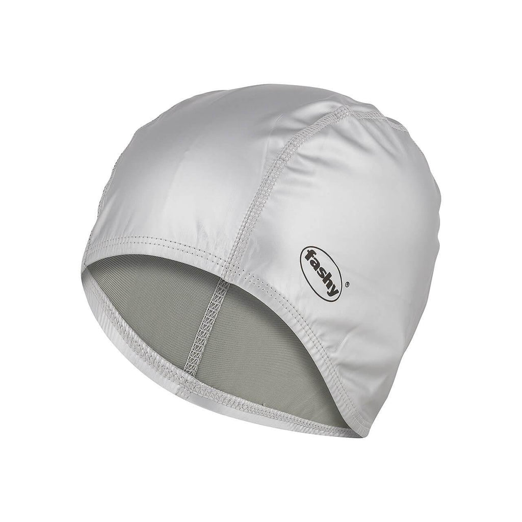 Water Resistant Swim Cap by Fashy Silver - Fine Saratoga Ltd