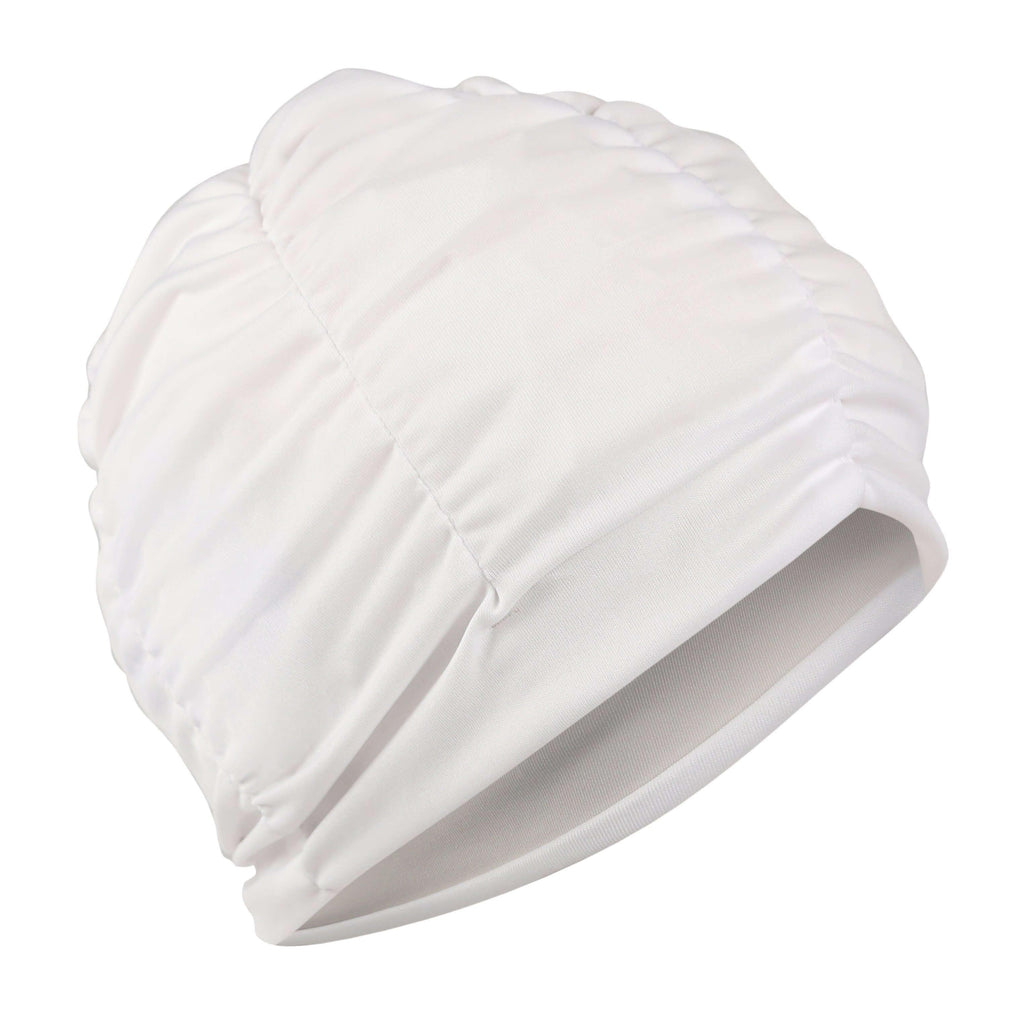 White Turban Style Swimming Cap by Fashy - Fine Saratoga Ltd