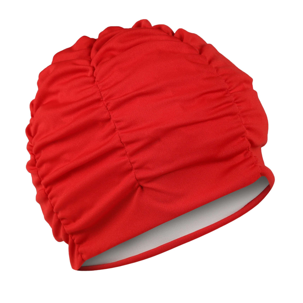 Red Turban Style Swimming Hat by Fashy - Fine Saratoga Ltd