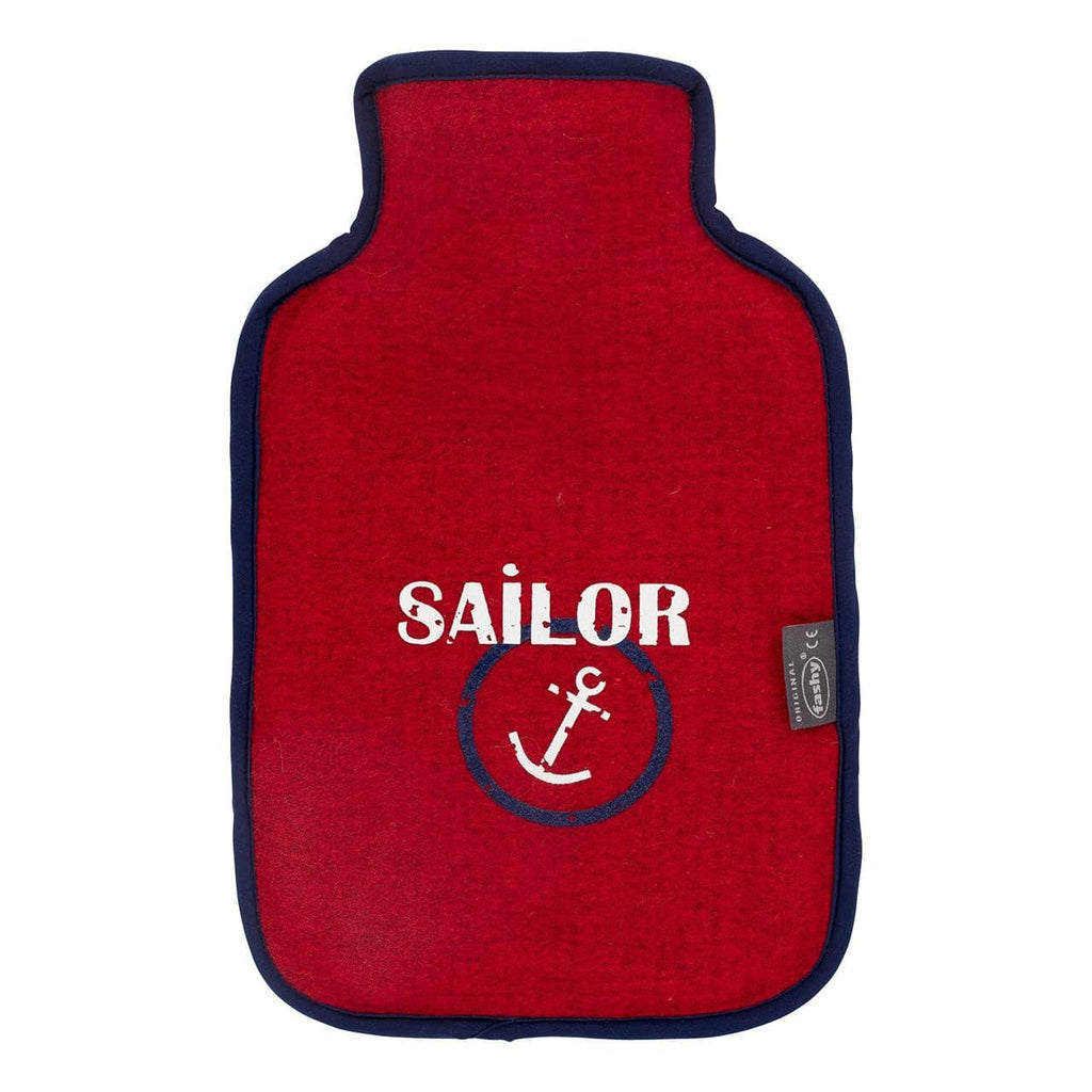 Fashy Hot Water Bottle With Sailor Cover - Fine Saratoga Ltd