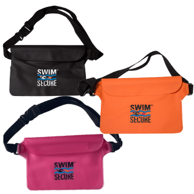 Swim Secure Bum Bag - Orange - Fine Saratoga Ltd